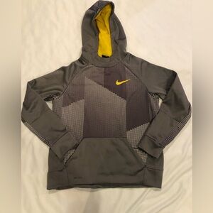 Nike Dri Fit Gray Athletic Hooded Sweatshirt, Boys XL, GUC